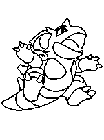 coloriage Pokemon carapace